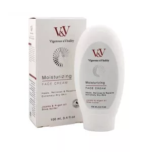 کرم مرطوب کننده V&V مناسب پوست نرمال تا خشک 100ml