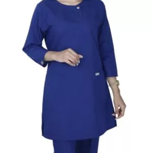 اسکراب شلوار الیت رنگ ابی کاربنی سایز 38