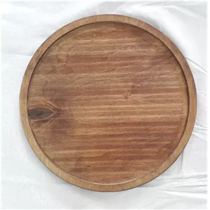 سینی چوبی پلای وود گرد 21 سانتی