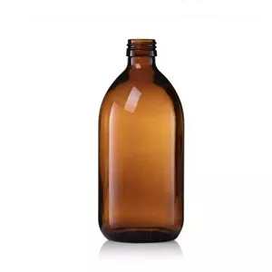 بطری شیشه ای دارویی 250 سی سی با درب فلزی 28 