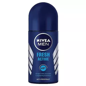 مام رول ضدتعریق مردانه مدل Fresh Active، محافظت ۴۸ ساعته با رایحه خنک و نشاط‌ بخش، حجم 50 میلی لیتر