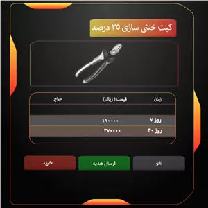 کیت خنثی سازی 35 درصد