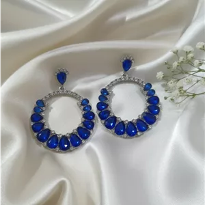 گوشواره یاقوت آبی سلطنتی