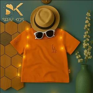 تیشرت تک بچه گانه طرح LA - کد 126