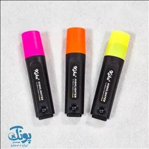 ماژیک هایلایت ۳ عددی کیکو K ۷۸۶ (صورتی، زرد، نارنجی)