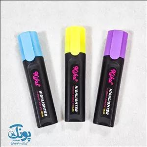 ماژیک هایلایت ۳ عددی کیکو K ۶۸۶ (آبی، زرد، بنفش)