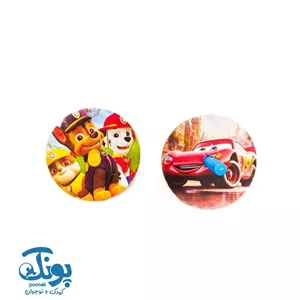 فرفره چوبی کارتونی (۶ عددی)