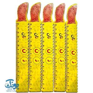 خط کش چوبی (حرف ن) نان ۱۵ سانت ۵ عددی
