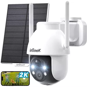 🎥 دوربین مدار بسته امنیتی خورشیدی iegeek اصلی