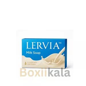 صابون شیر LERVIA وزن 90گرم کارتن 72عددی