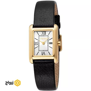 ساعت مچی زنانه اسپریت مدل ES1L476L0025 - صفحه سفید - بند چرم طبیعی