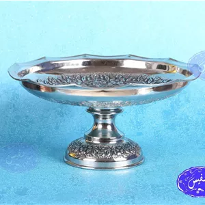 شیرینی خوری مسی نگار با آبکاری کروم 