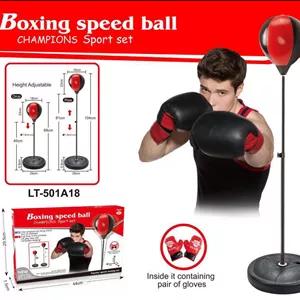 اسباب بازی کیسه بوکس پایه دار با دستکش