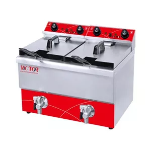 سرخ کن برقی دو لگن ویکتور 12 12 لیتر