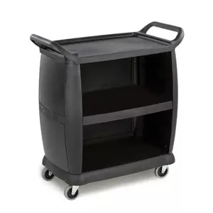 ترولی پلاستیکی سه طرف بسته طرح آمریکایی Carlise مدل Best PT - 640-P