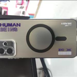 قاب so cool طرح مگ سیف هولوگرامی محافظ لنز شفاف گوشی Samsung A07 رنگ مشکی