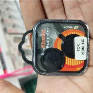 محافظ لنز دوربین رینگی ساده گوشی Redmi 13C / Poco C65 رنگ مشکی