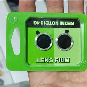 محافظ لنز دوربین گوشی Redmi Note 13 4g رنگ نقره ای