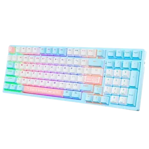 کیبورد گیمینگ مکانیکال اونیکوما مدل g38 pink