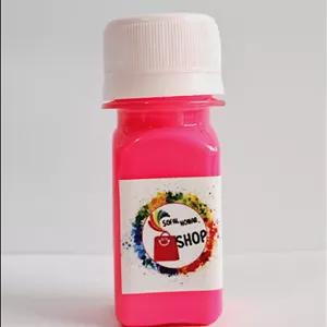 رنگ اکریلیک صورتی فلورسنت حجم 50 میلی لیتر