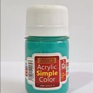 رنگ اکریلیک هنری ویردین ساده سوداکو حجم 30میلی لیتر