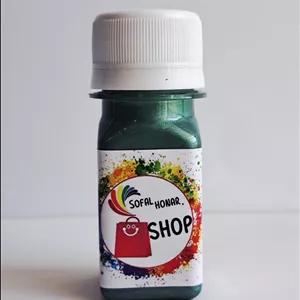 رنگ اکریلیک سبز کله غازی صدفی الوان متالیک ۵۰ میل