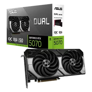 کارت گرافیک ایسوس آکبند مدل ASUS Dual GeForce RTX 5070 12GB GDDR7 OC Edition