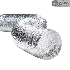 لوله فلکسیبل آلومینیوم سایز 20 اینچ (50سانت) طول ۱۰ متر