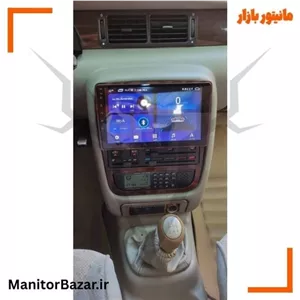 مانیتور اندروید 11اینچ سمند سخنگو با حافظه 32 2 با سوکت برق و سیم اهرمی تنظیم دریچه های کولر و بخاری و دوربین عقب فول اچ دی