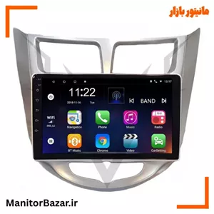 مانیتور اندرویدی هارمن هیوندای اکسنت | کیفیت 4K (همراه با قاب فابریک)