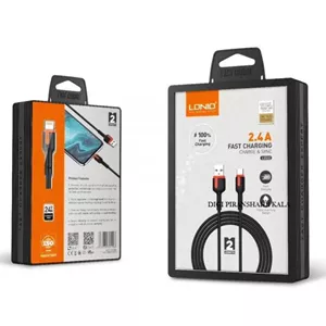 کابل شارژ دو متری  تایپ سی شرکت الدینیو مدل Ls532