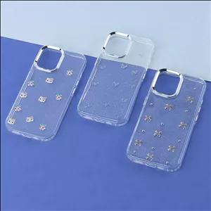 قاب اکلیلی شفاف طرح دار دخترانه دور متال مناسب سامسونگA20s