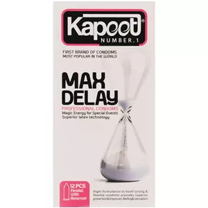 کاندوم کاپوت مدل Max Delay بسته 12 عددی