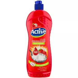مایع ظرفشویی گليسيرينه اکتیو حاوی رایحه میوه‌های قرمز و گل
