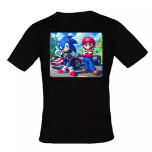 تیشرت پسرانه ارزان - مدل ماریو سونیک