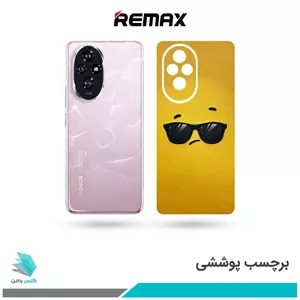 برچسب پشت گوشی آنر 200 طرح عینک(بک اسکین)