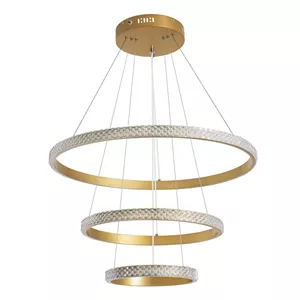 لوستر تارا مدل دایره کریستالی کد PBK350