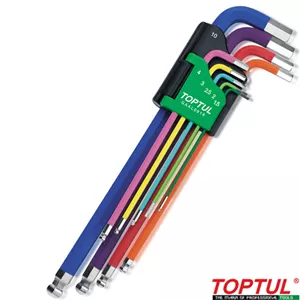 سری آلن فوق بلند سرگرد رنگی تاپ تول -TOPTUL مدل GAAL0918