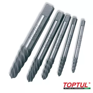 ست 5 عددی قلاویز چپ‌گرد دنده درشت تاپ تول -TOPTUL مدل JGAW0502