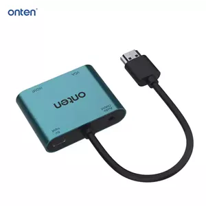 تبدیل HDMI به HDMI-VGA-JACK3.5-PD برند ONTEN مدل OTN-5166HV