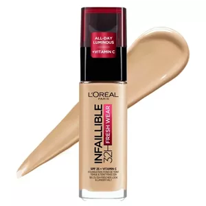 کرم پودر مایع لورال  32 ساعته و ضد آب مدل LOREAL INFAILLIBLE 32H FRESH WEAR FOUNDATION