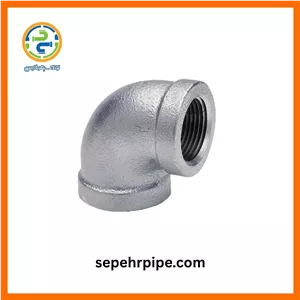 زانویی گالوانیزه سایز 1.1/2 اینچ چینی