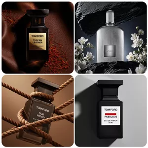 پک عطر توسکان لدرفبیولس عود وودگری وتیور | ۴ عطر در حجم ۲۰ میل