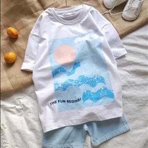 تی شرت تک برند مانکی طرح فان گروه سنی 7 تا 10 سال کد 1536