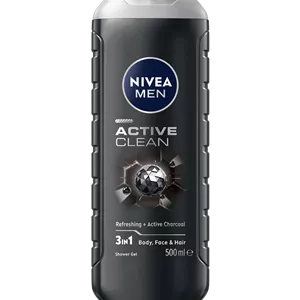 شامپو سر، صورت و بدن مردانه نیوآ مدل Active Clean