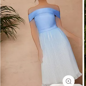 پیراهن زنانه  مجلسی  میدی سایز بزرگ آبی
