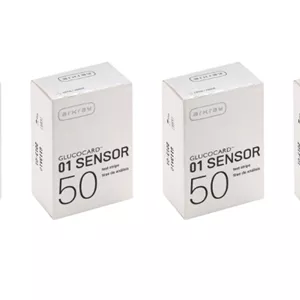 نوار تست قند خون GLUCOCARD-01 پک 4 عددی با تاریخ