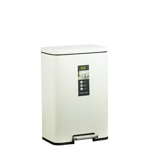 سطل زباله 50 لیتر سفید اکو EKO MADISON-9361P-WH
