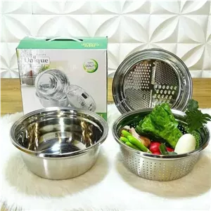 آبکش لگن دار و رنده دار 3 کاره unique