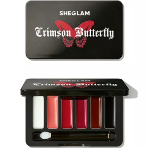 پالت رژلب براق crimson butterfly شیگلم